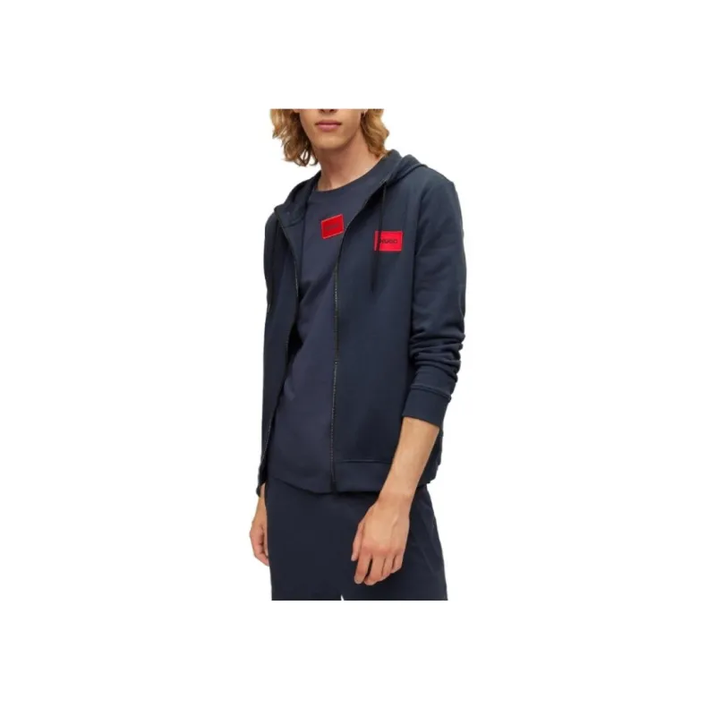 HUGO BOSS Chest Logo patch Hoodie-1
