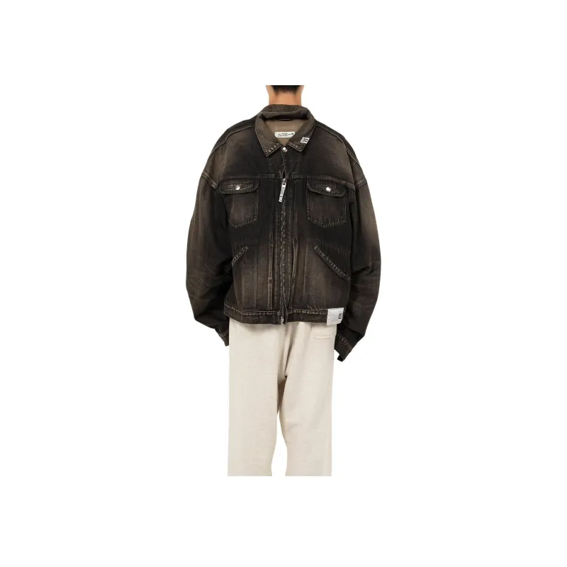 Maison Mihara Yasuhiro Both Sides Front Denim Jacket-3