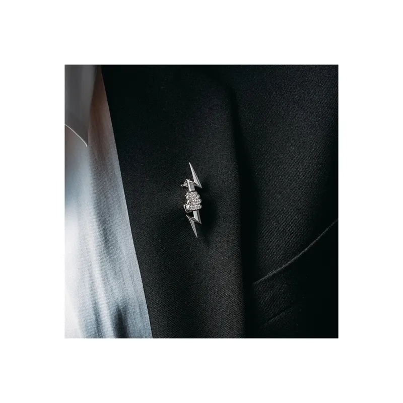MYSH 925 Sterling Silver Men's Brooch Men's-7