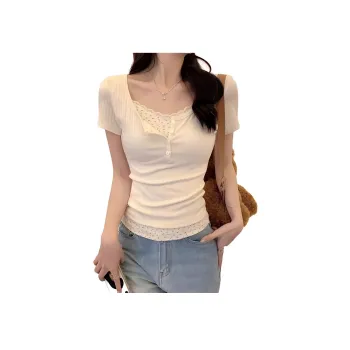 ADOONGA Set in Sleeve T Shirt Women's