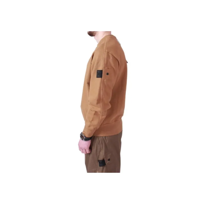 STONE ISLAND SS23 Sweatshirt Men's Tobacco Yellow-4