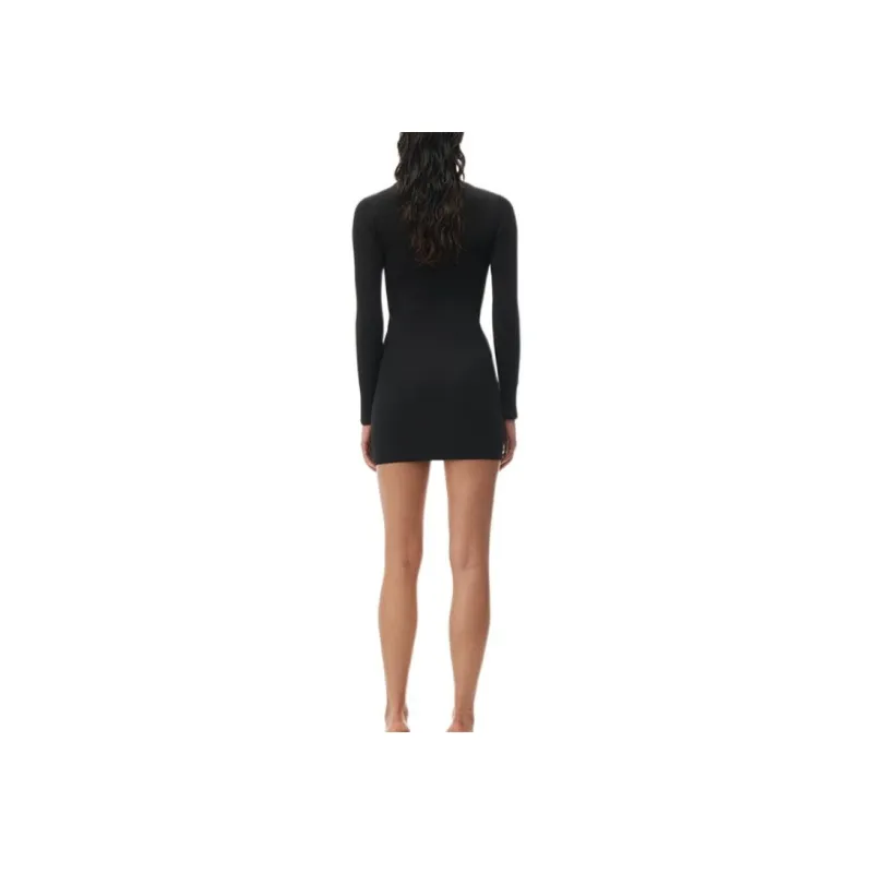 Alexander Wang Long Sleeved Dresses Women's Black-2
