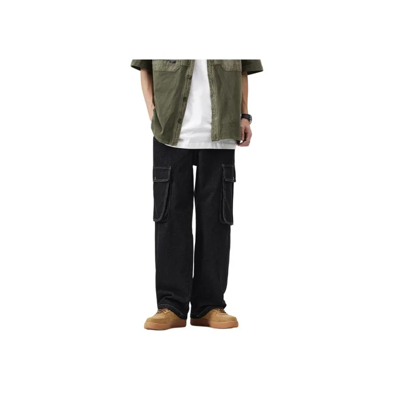 WOOD SOON Straight Leg Jeans Men's-0