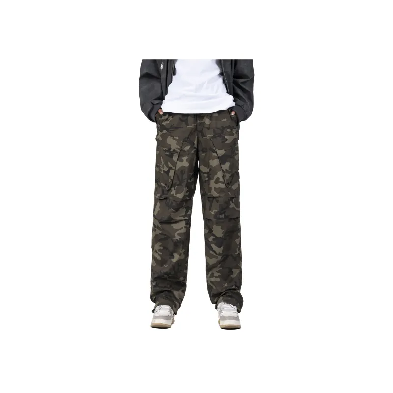 4T Cargo Pants Unisex Army Green Camouflage-0