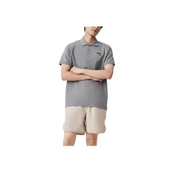 PUMA ESS PIQUE Polo Shirt Men's Gray