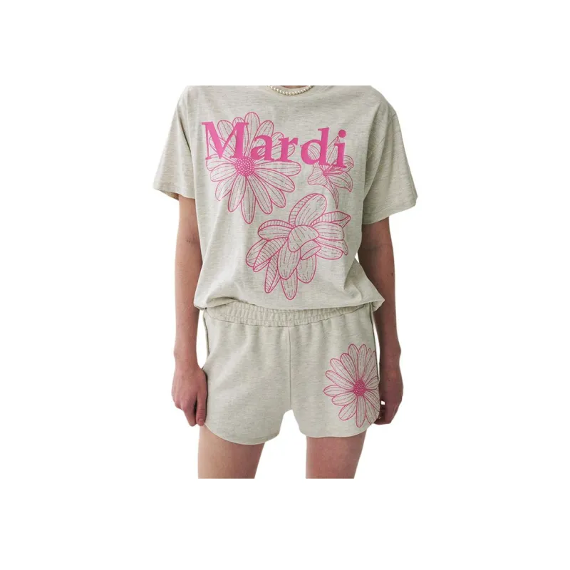 MARDI MERCREDI SS25 Casual Shorts Korean Style Women's Oat Pink-0