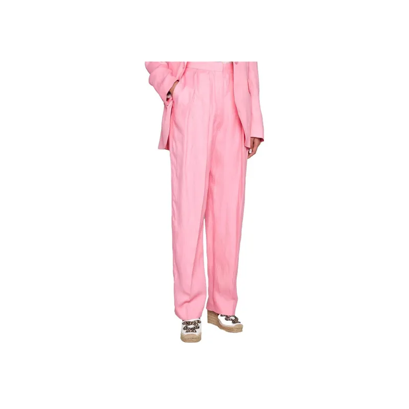 Stella McCartney Pleated Straight Leg Trousers-2