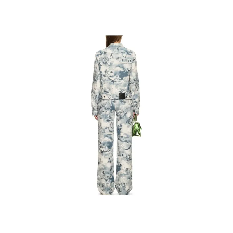 OFF WHITE Fresco Tapestry Jeans-2