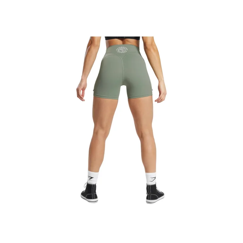 GYMSHARK LEGACY Sports Shorts Women's Green-1