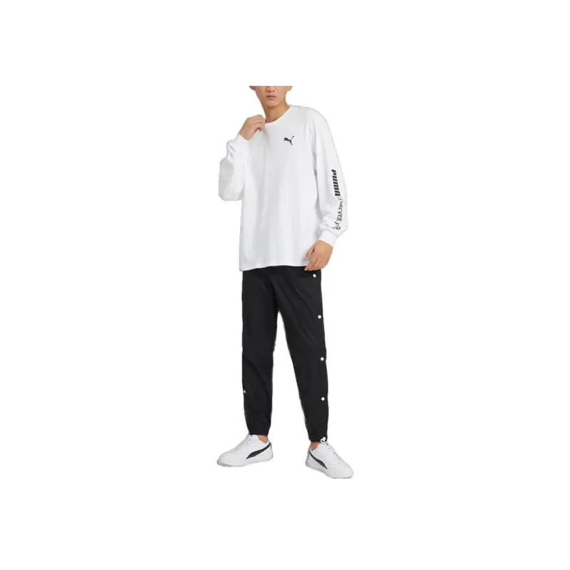 PUMA Knitted Sweatpants Unisex Black-2