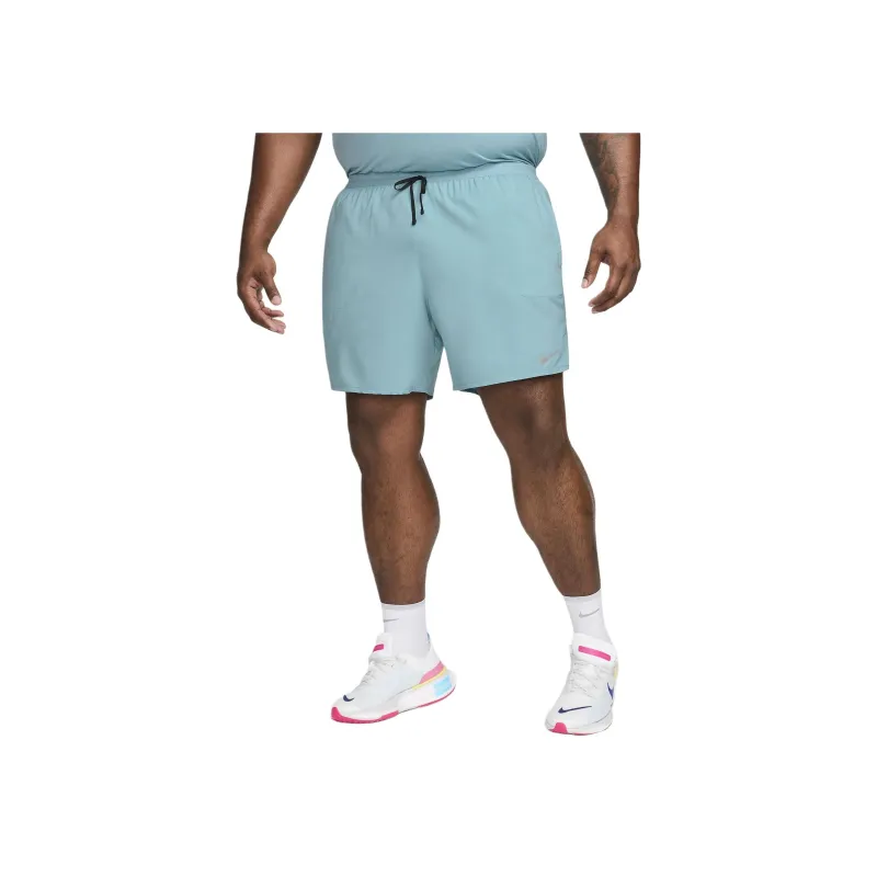Nike x STRIDER Dri Fit Men's Dri FIT 7' Brief Lined Running Shorts Casual Shorts Men's Denim Blue Turquoise-0