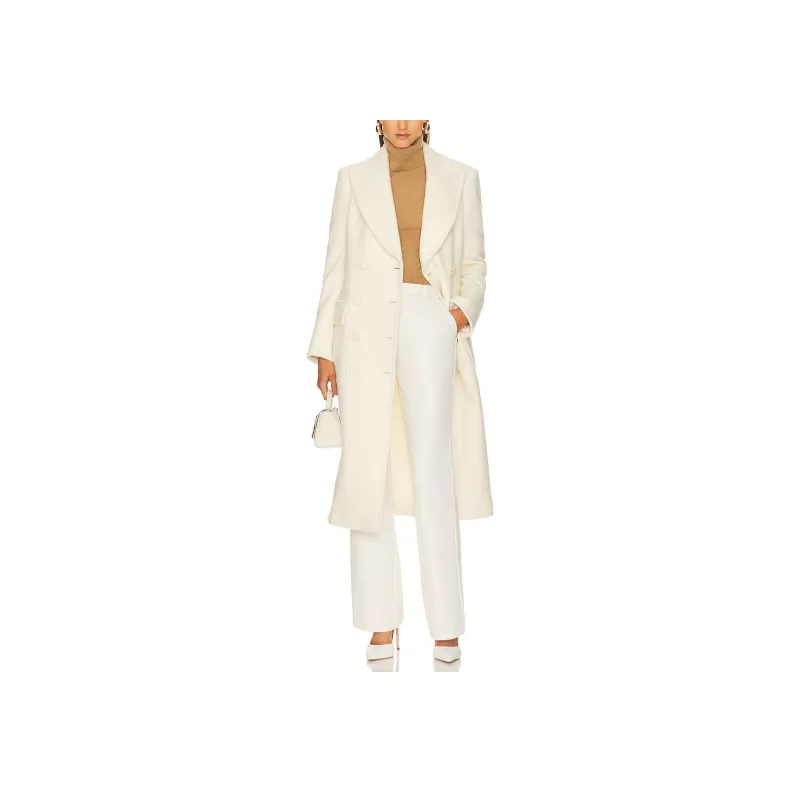 VERONICA BEARD Coats Women's Ivory White-1