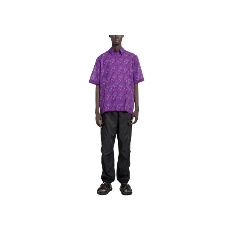 DRIES VAN NOTEN Water Repellent Drawstring Cargo Trousers-2