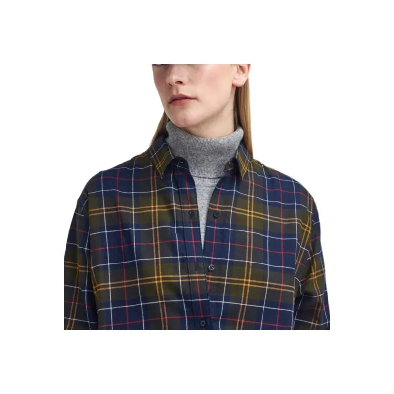 BARBOUR FW24 Shirt Women's Khaki Plaid-1