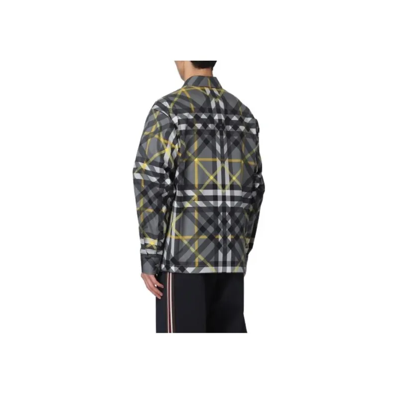 Burberry Shirts Men Gray-2