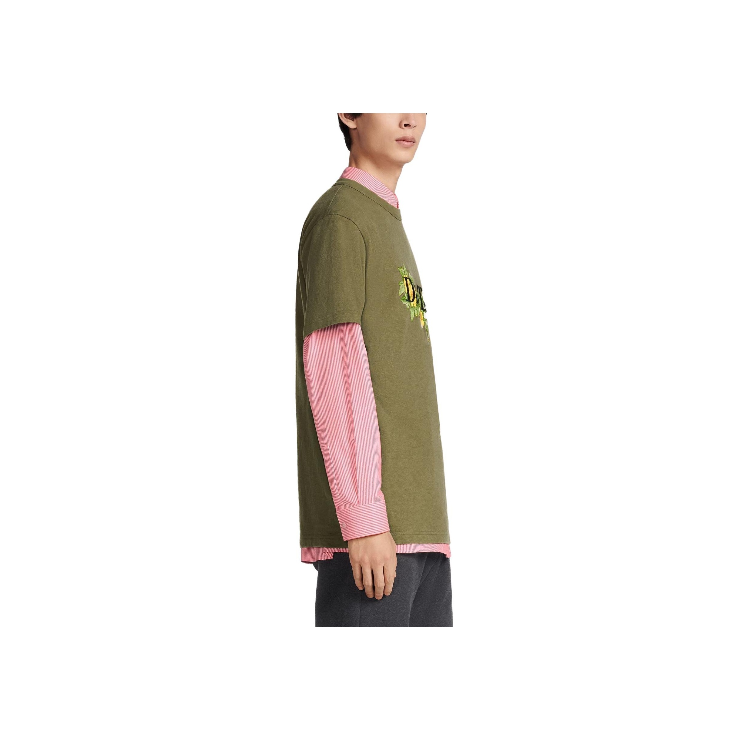 DIOR X Denim Tears Relaxed-Fit T-Shirt - POIZON