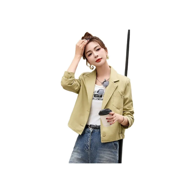Fele.d Leather Jackets Women's-2