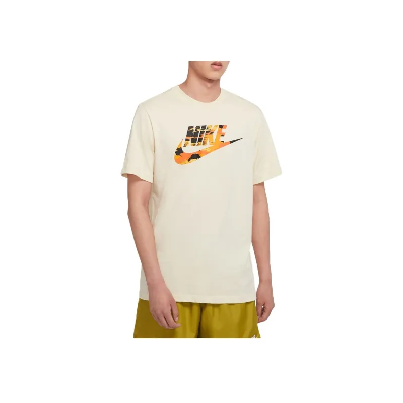 Nike T Shirts Men Apricot-3