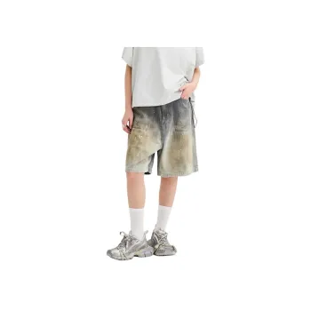 Organic Emotion Denim Shorts Unisex Ice Blue
