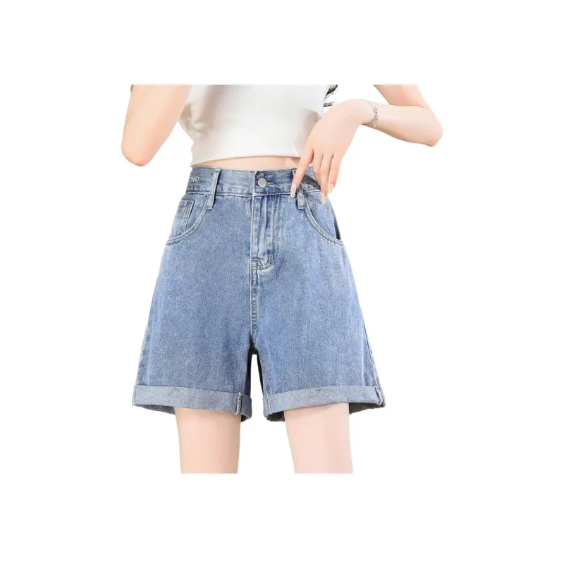 ORIGIN Denim Shorts Women's Blue-0