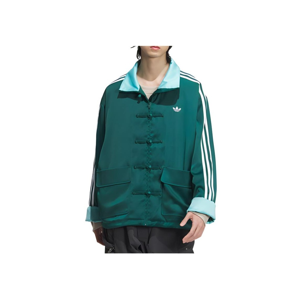 ジャケット adidas satin track top green adidas Women's Lifestyle Satin Track Top - Green adidas US