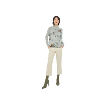 MIHUANG Cashmere Sweater Women's Night Curtain