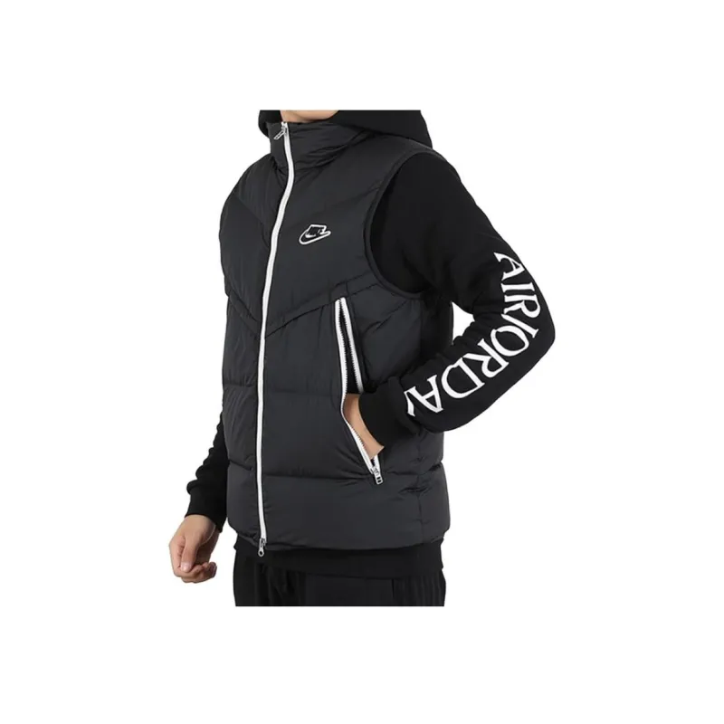 Nike Down Jackets Men Black-5