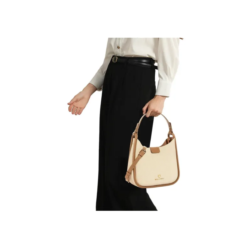 Sanrio Hello Kitty Synthetic Leather Bucket Bag, Shoulder Bag, Handbag Women's Khaki-4