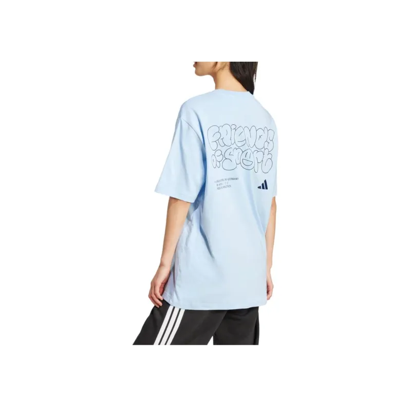 Adidas Free Shipping With AdiClub Lounge Verbiage Friends Of Sport Graphic Tee-3