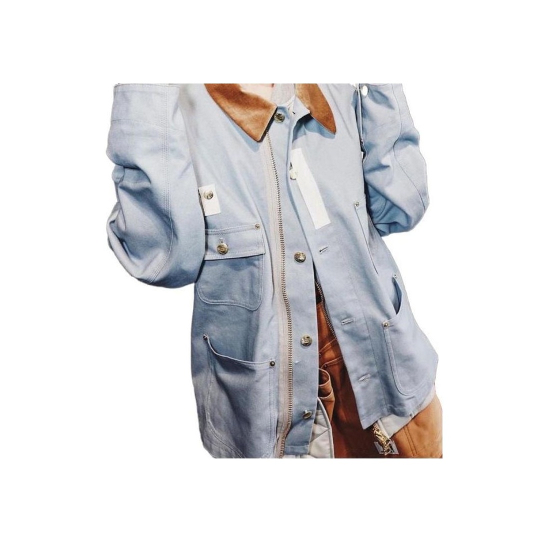 Sacai X Carhartt Wip Canvas MA-1 Michigan Jacket - POIZON