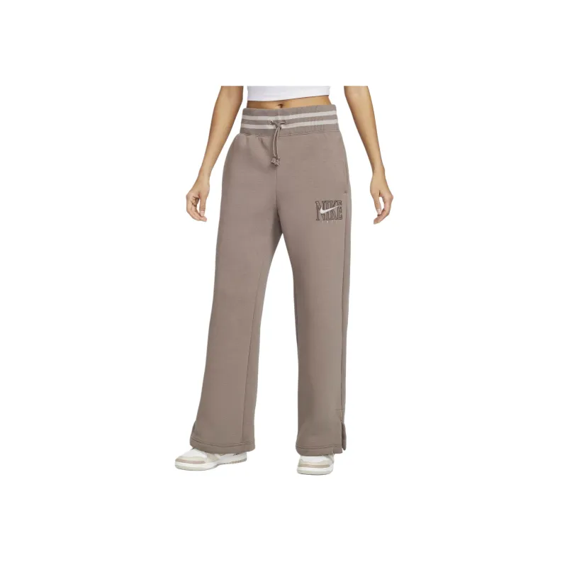 Nike Sportswear Phoenix Fleece NSW Knitted Sweatpants Women's Mink Brown-0