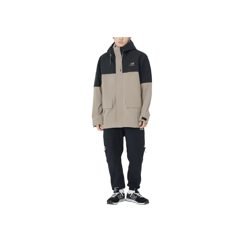 New Balance Jackets Men Khaki-3