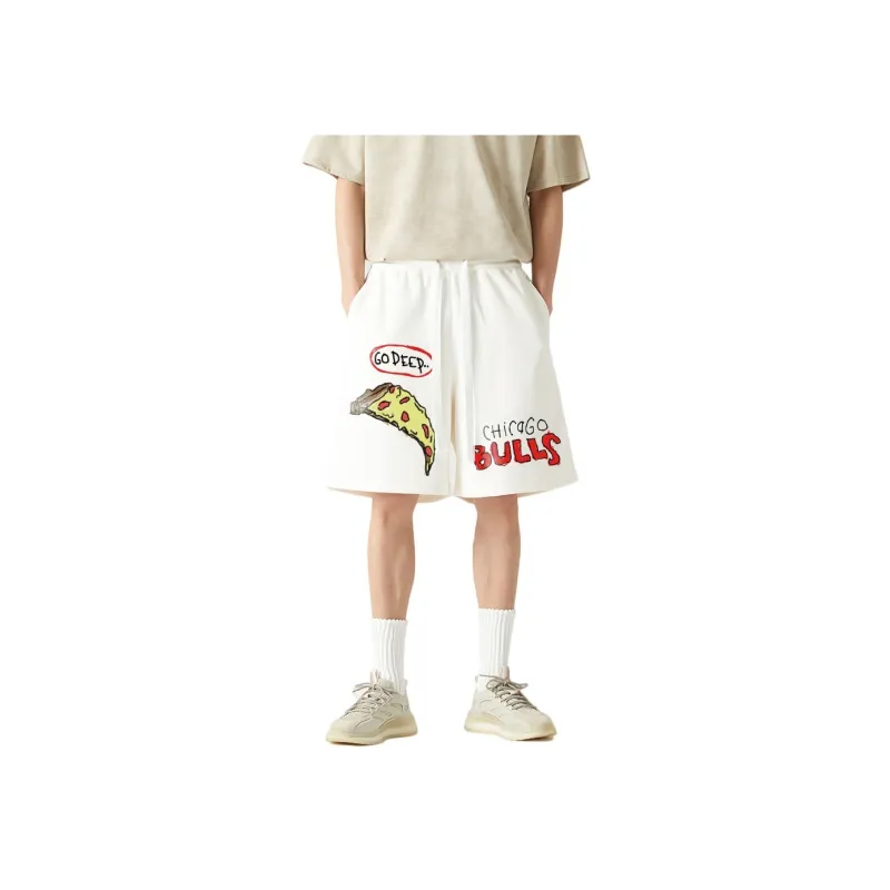 AFTER SCHOOL SPECIAL Casual Shorts Unisex White-0