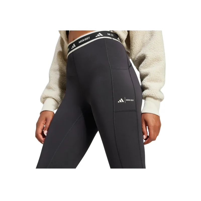 Adidas x MOON BOOT FW24 Noir Athletic Trousers Women's Black-4