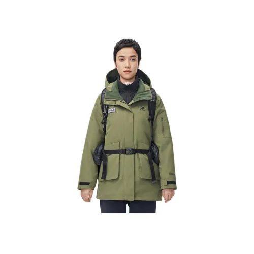 KAILAS 페일 그린 여성 바람막이 재킷
