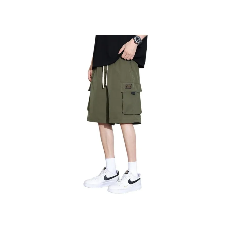 Warrior Huichao Riding The Wind Collection Cargo Shorts Unisex-0