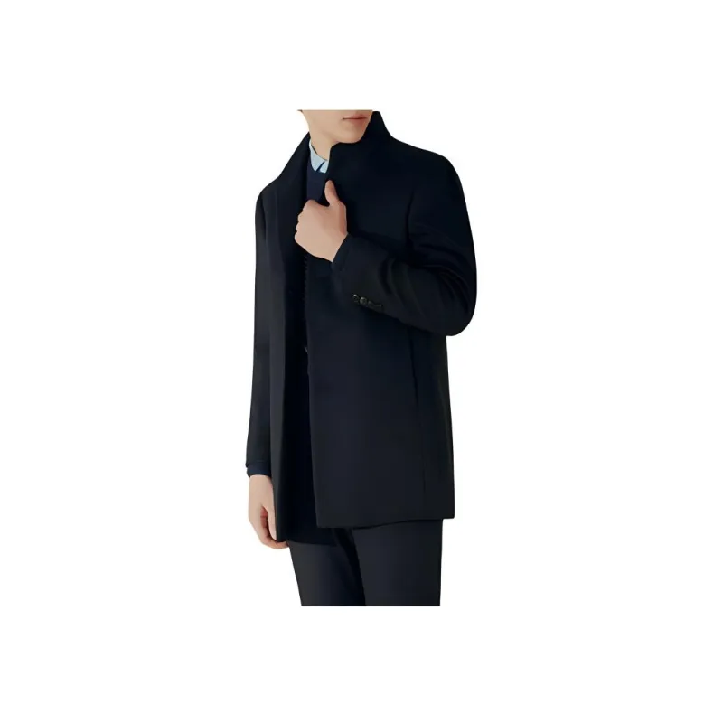 JODOLL Oversized Coat Men's Black-1