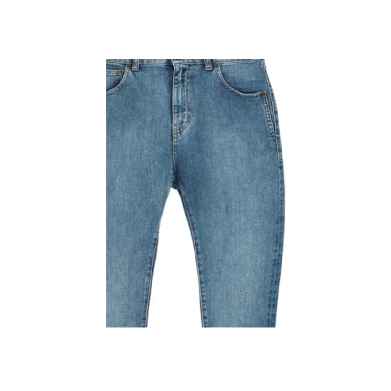 SAINT LAURENT Denim Bermuda Shorts-1