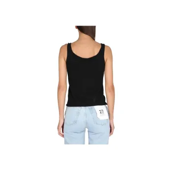 ASPESI Scoop Neck Knitted Top