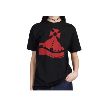 Vivienne Westwood Sunken Orb Printed Crewneck T Shirt