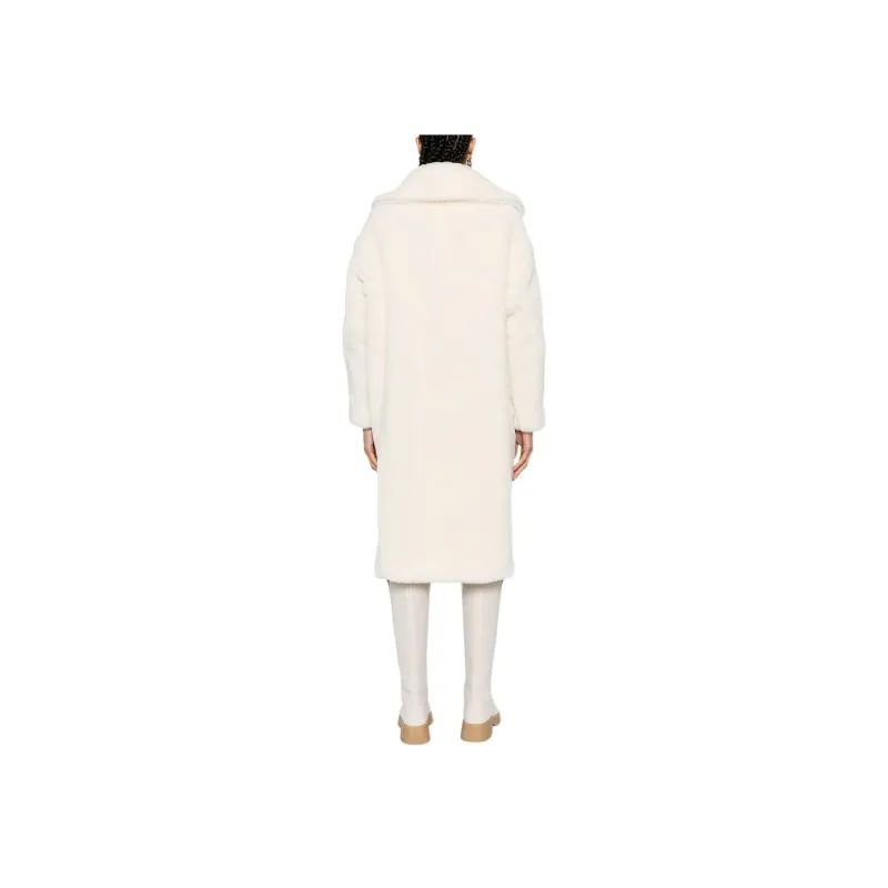 MaxMara Faux-fur Double-breasted Coat-2