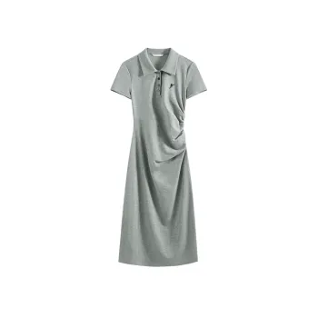 FANSILANEN Short Sleeved Dress Women's Navy Blue