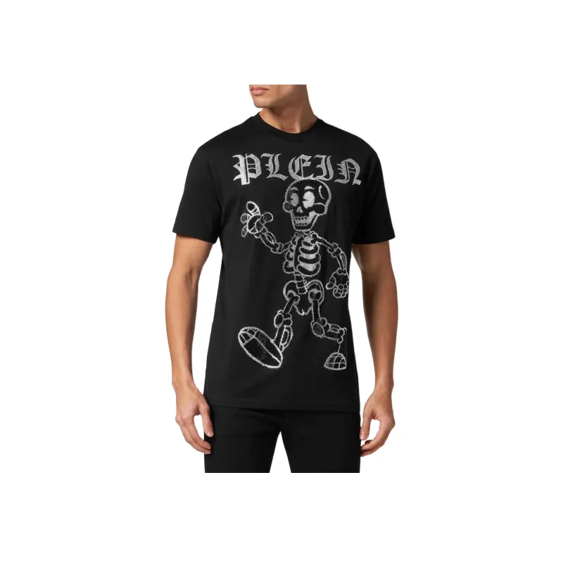 PHILIPP PLEIN Skeleton Studded T shirt-2