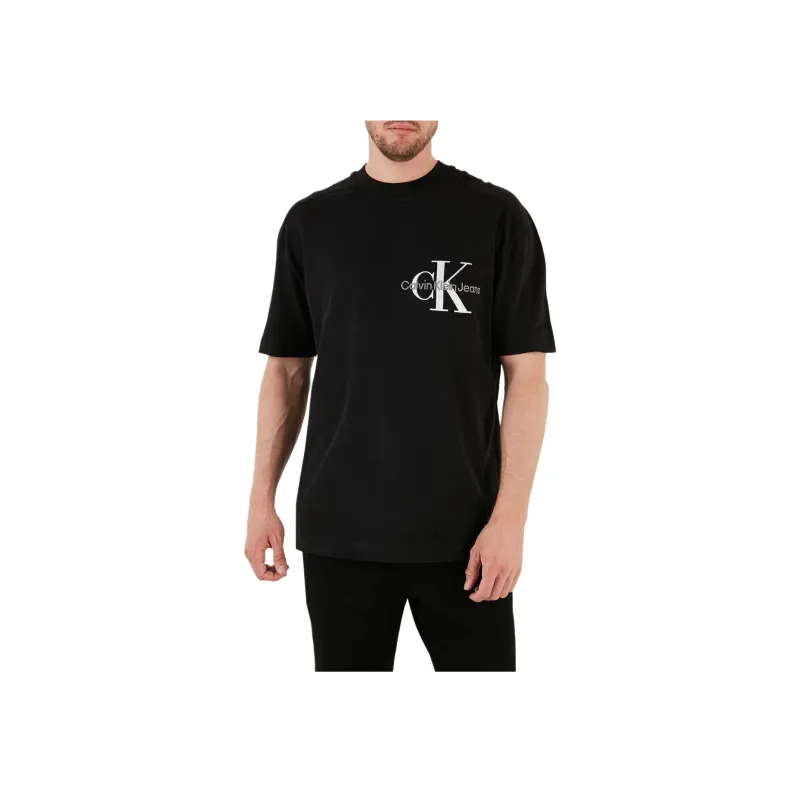 Calvin Klein Logo embroidered Cotton T shirt-0