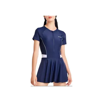 ZOKE One piece Swimsuit Women's Dark Blue/White