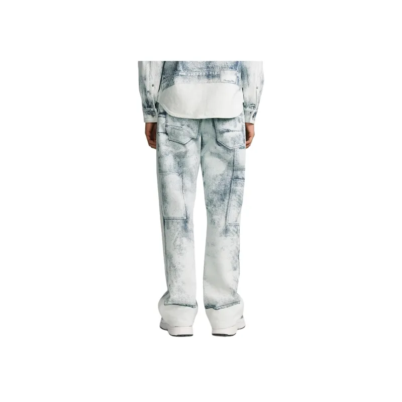 DIOR Jeans Men Blue-2