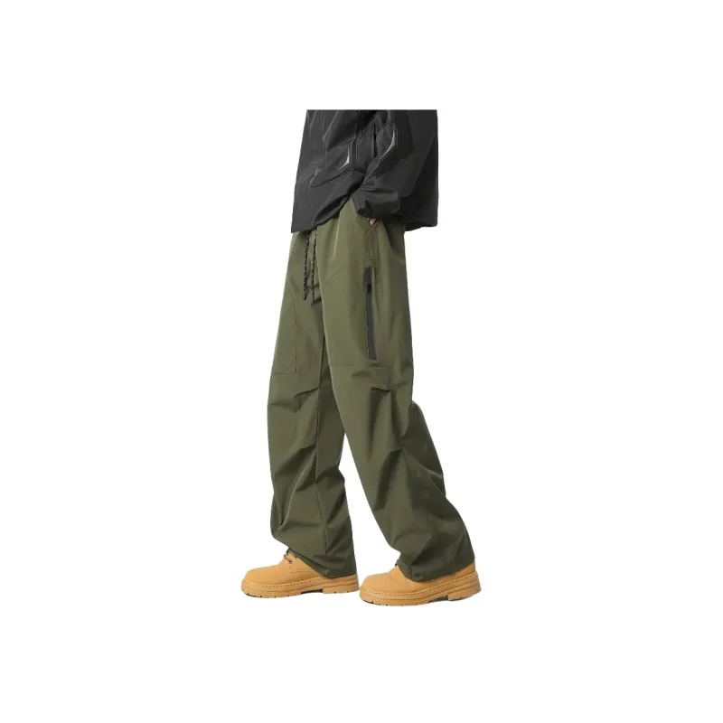 TONYBEAR Casual Pants Men Green-2