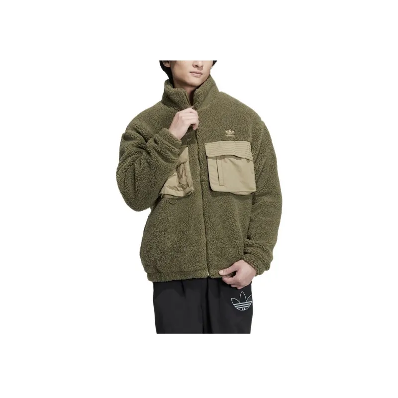 Adidas Originals Clover Series Outfit Jacket Men's Green-2