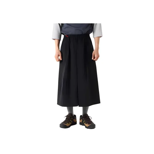 SHINOGI 블랙 여성 캐주얼 롱 스커트