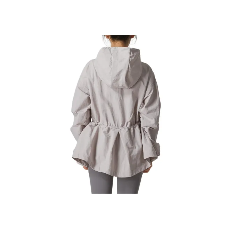 Nike Sportswear Everything Wovens Jackets & Coats Women's White Gold Purple-2